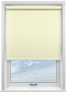 Trapani (Blackout), Cream - Twist&Fit Roller Blind